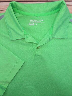 Nike Golf Dri-Fit Tour Performance Green Polo Large